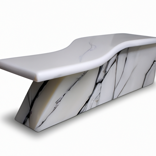 Aerodynamic Marble Bench