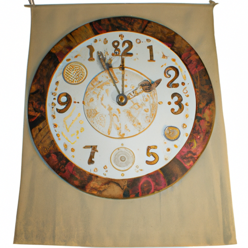 Rustic Silk Clock